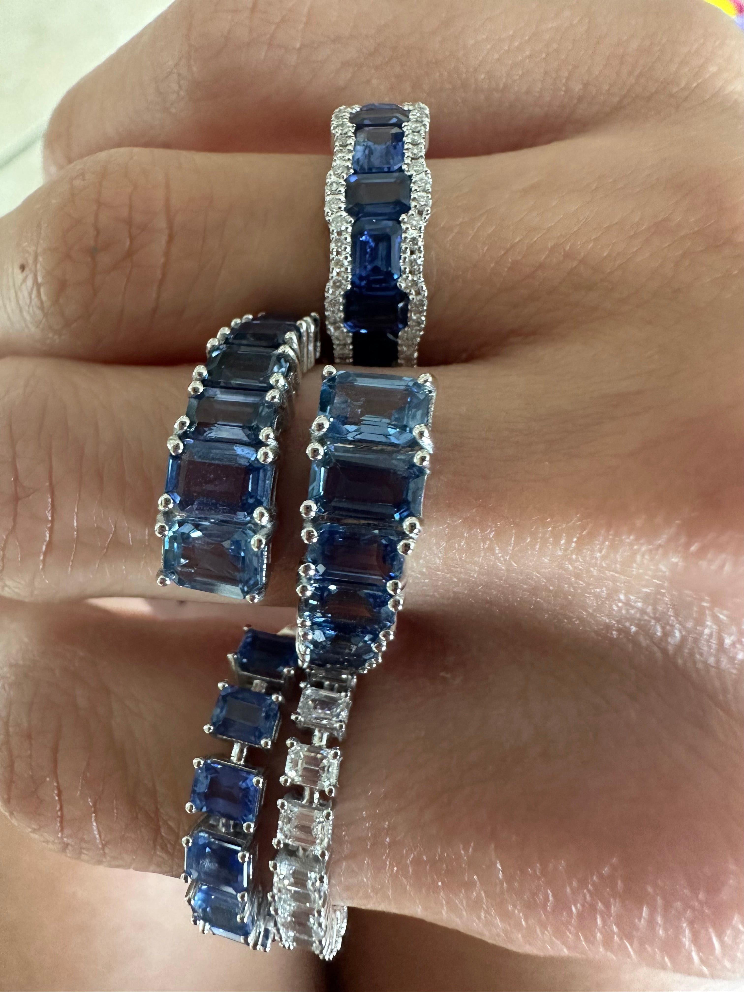 Anillos Zafiros y Diamantes