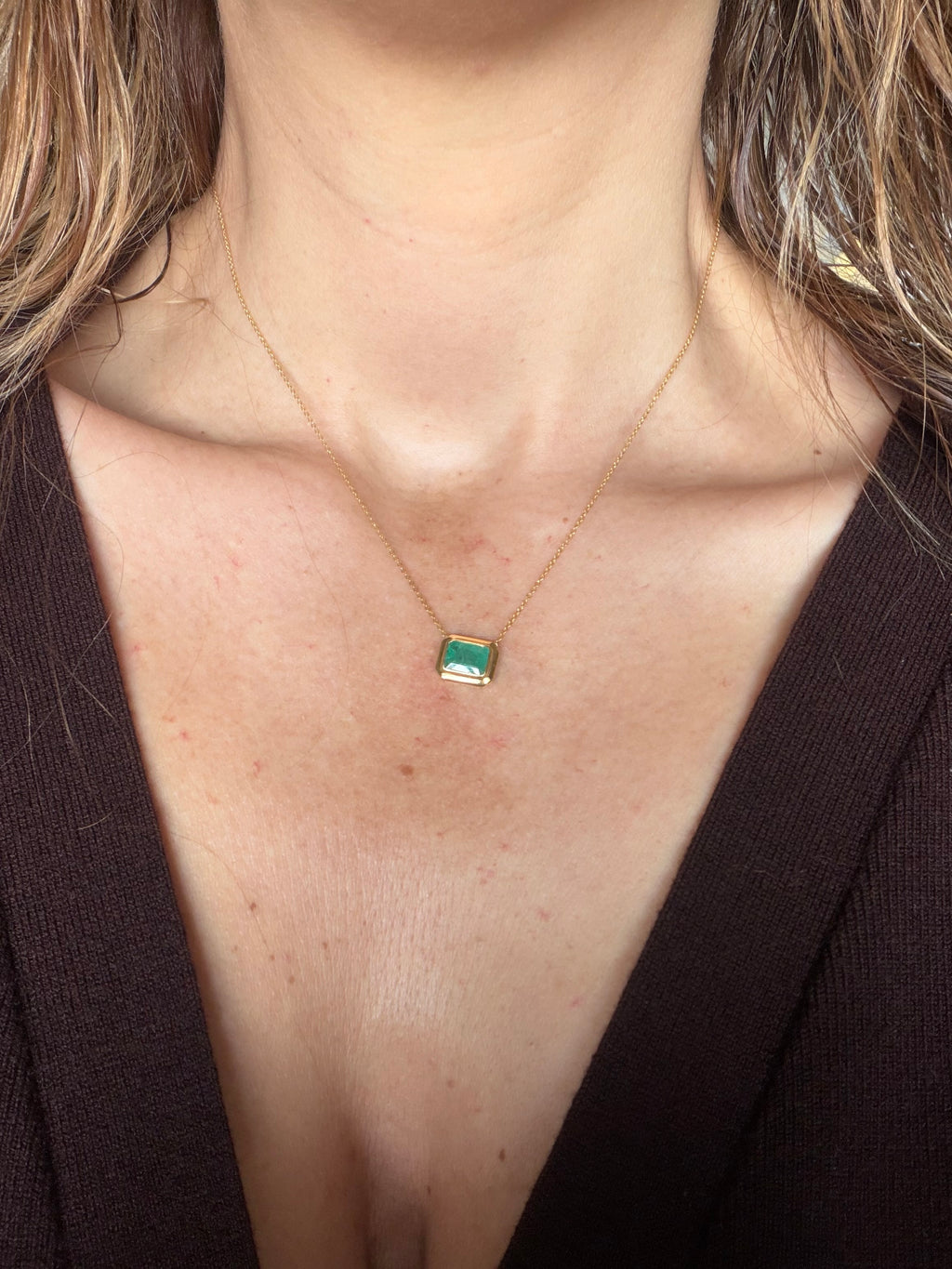 Collar Pendiente Esmeralda