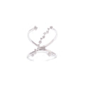 Anillo Diamantes cruzado