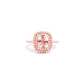 Anillo Morganita y Diamantes