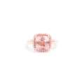 Anillo Morganita y Diamantes