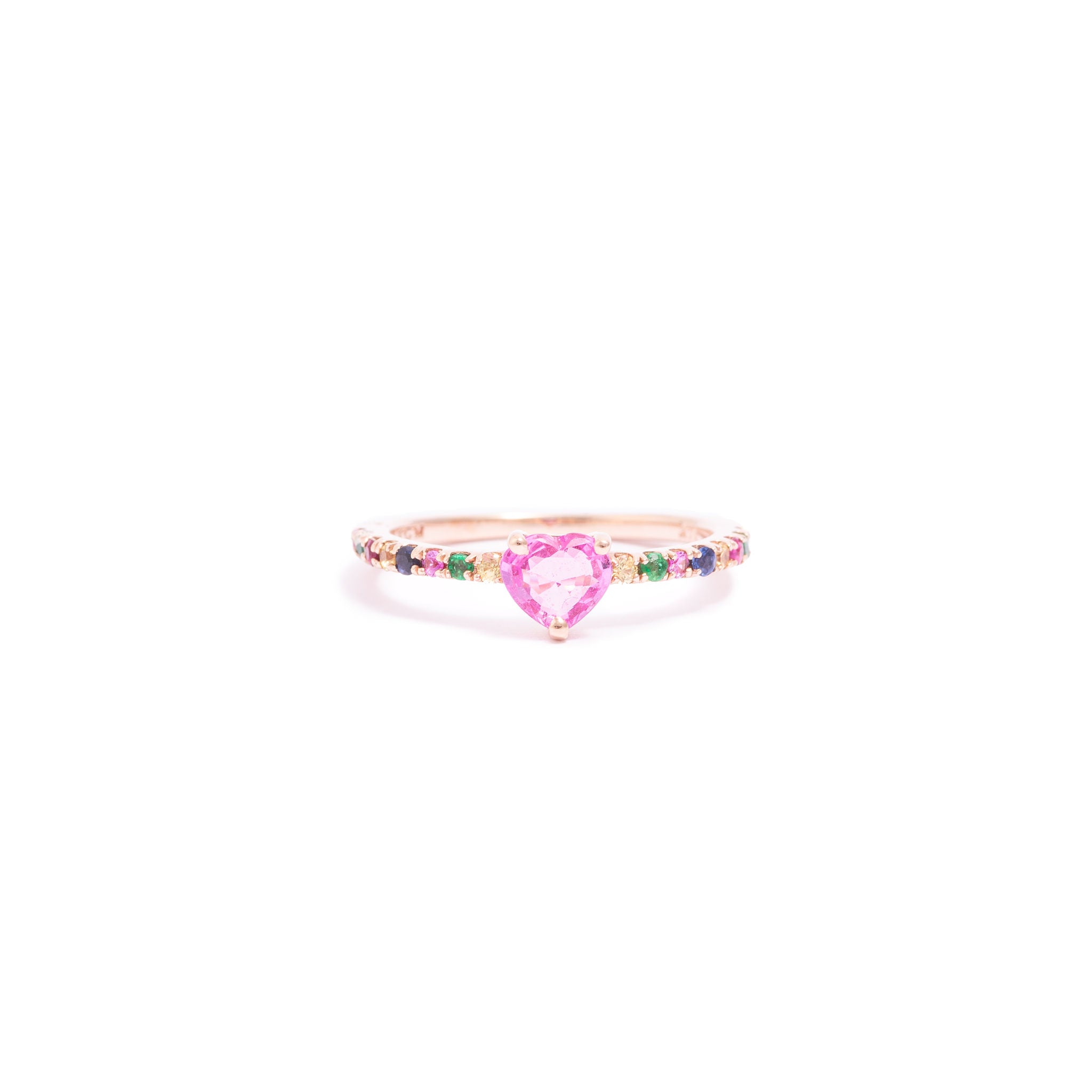 Anillo Corazón Multicolor