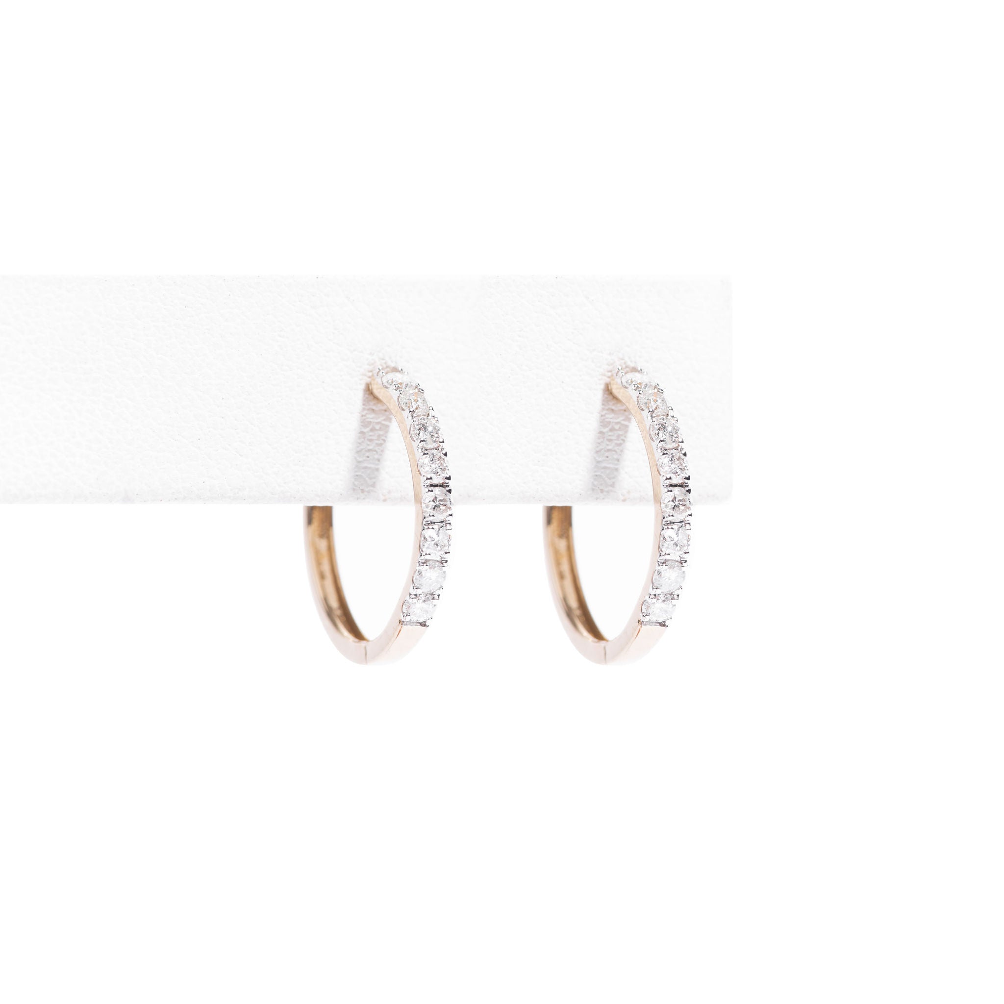 Aretes Aro Diamantes