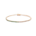 Pulsera Esmeraldas y Diamantes