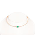 Collar Esmeralda y Diamantes