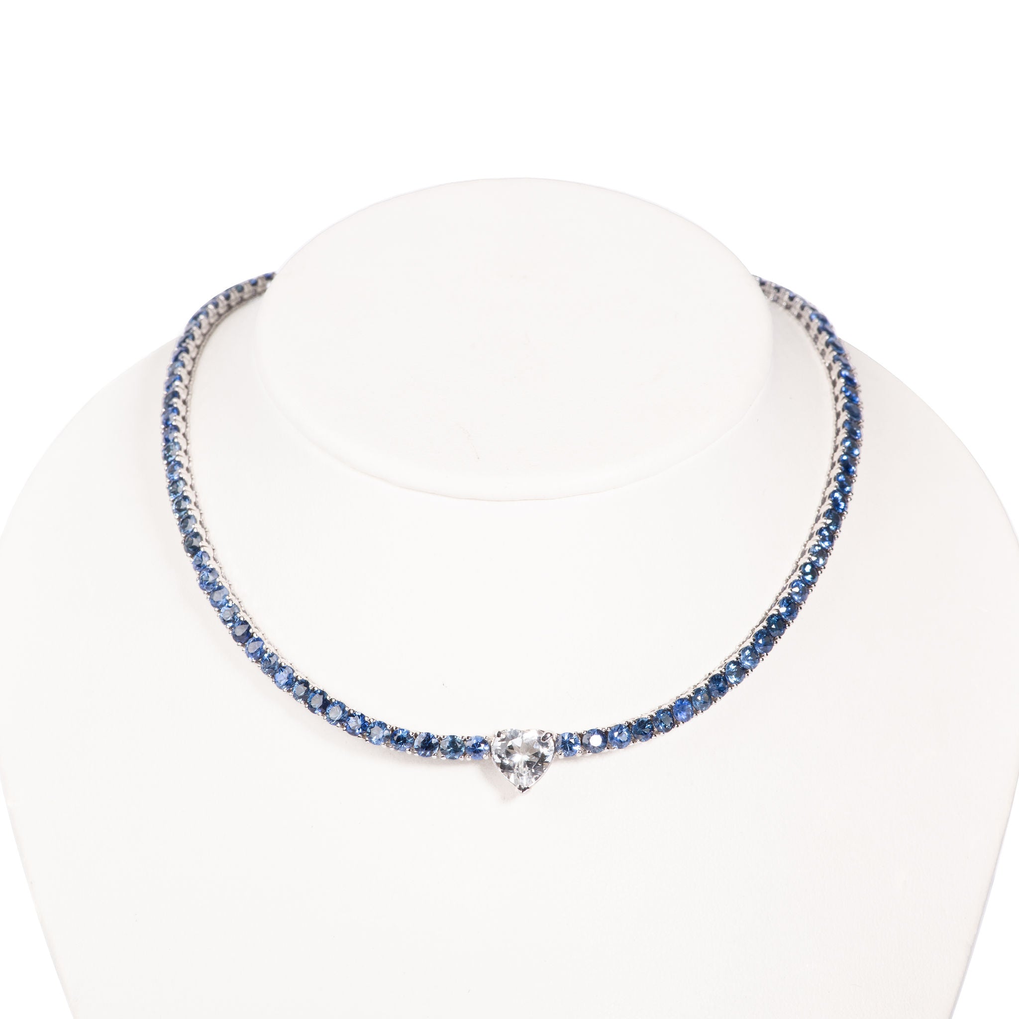 Collar Zafiro Azul y Topacio