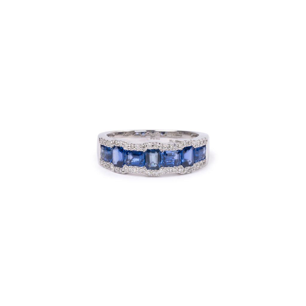 Anillos Zafiros y Diamantes