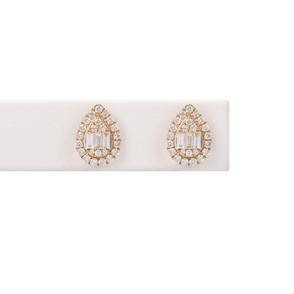 Aretes Diamantes Multi Gota*