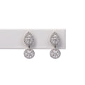 Aretes Diamantes Gota y Redondo
