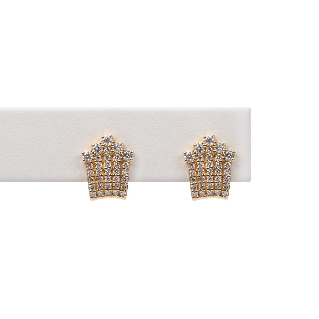 Aretes Pave Diamantes