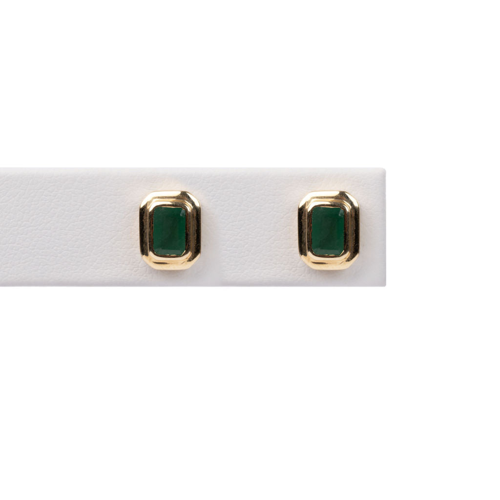 Aretes Esmeralda Cushion Rectangular Bisel