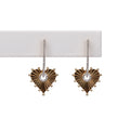Aretes Corazón con Diamantes