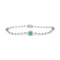 Brazalete Esmeraldas y Diamantes
