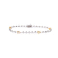 Brazalete Diamantes Blanco y Amarillos Gota