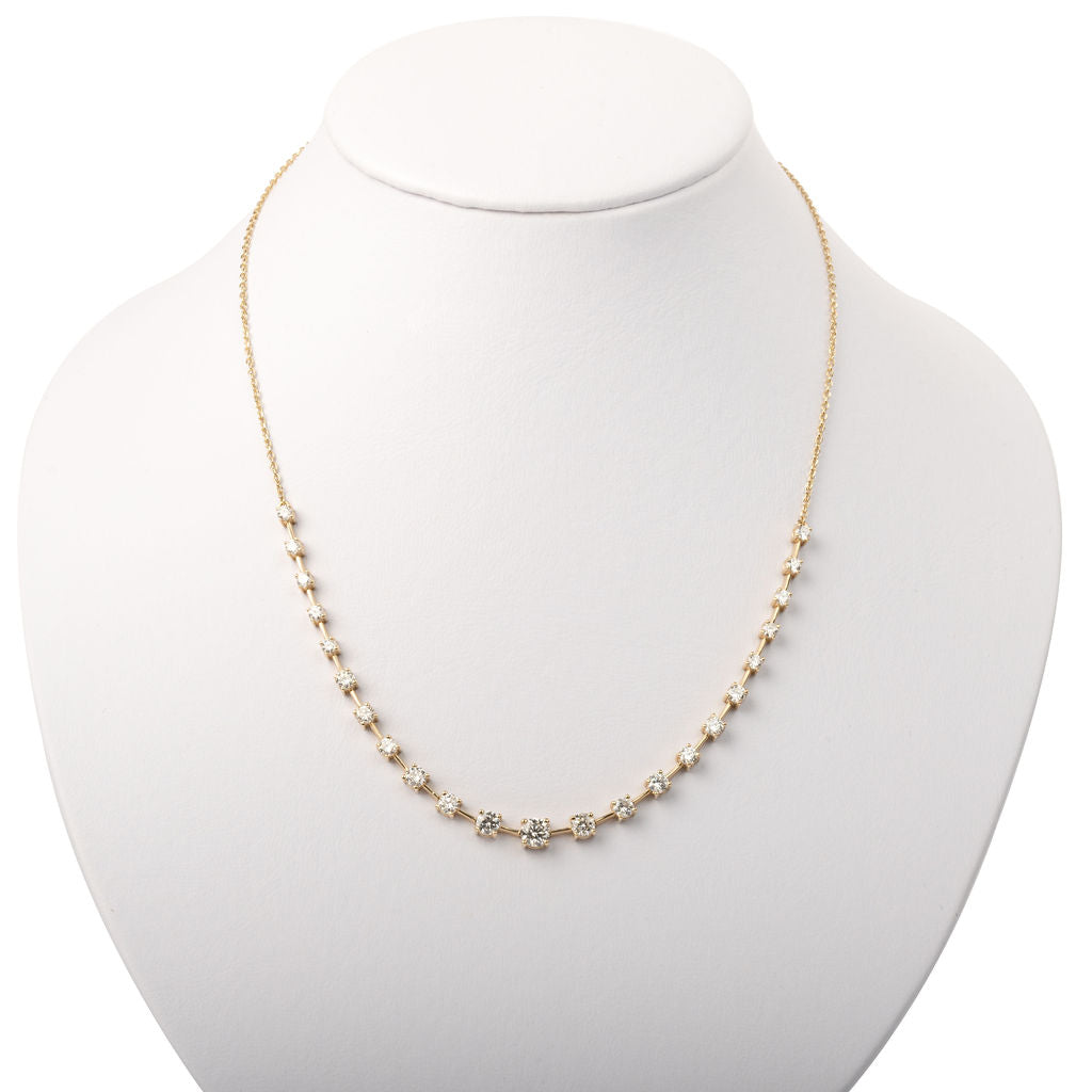 Collar Degradado Diamantes 3 ct.