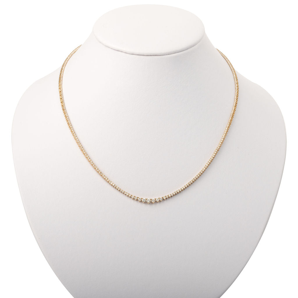 Collar Degradado Diamantes 3 ct