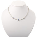 Collar Diamantes y Zafiro