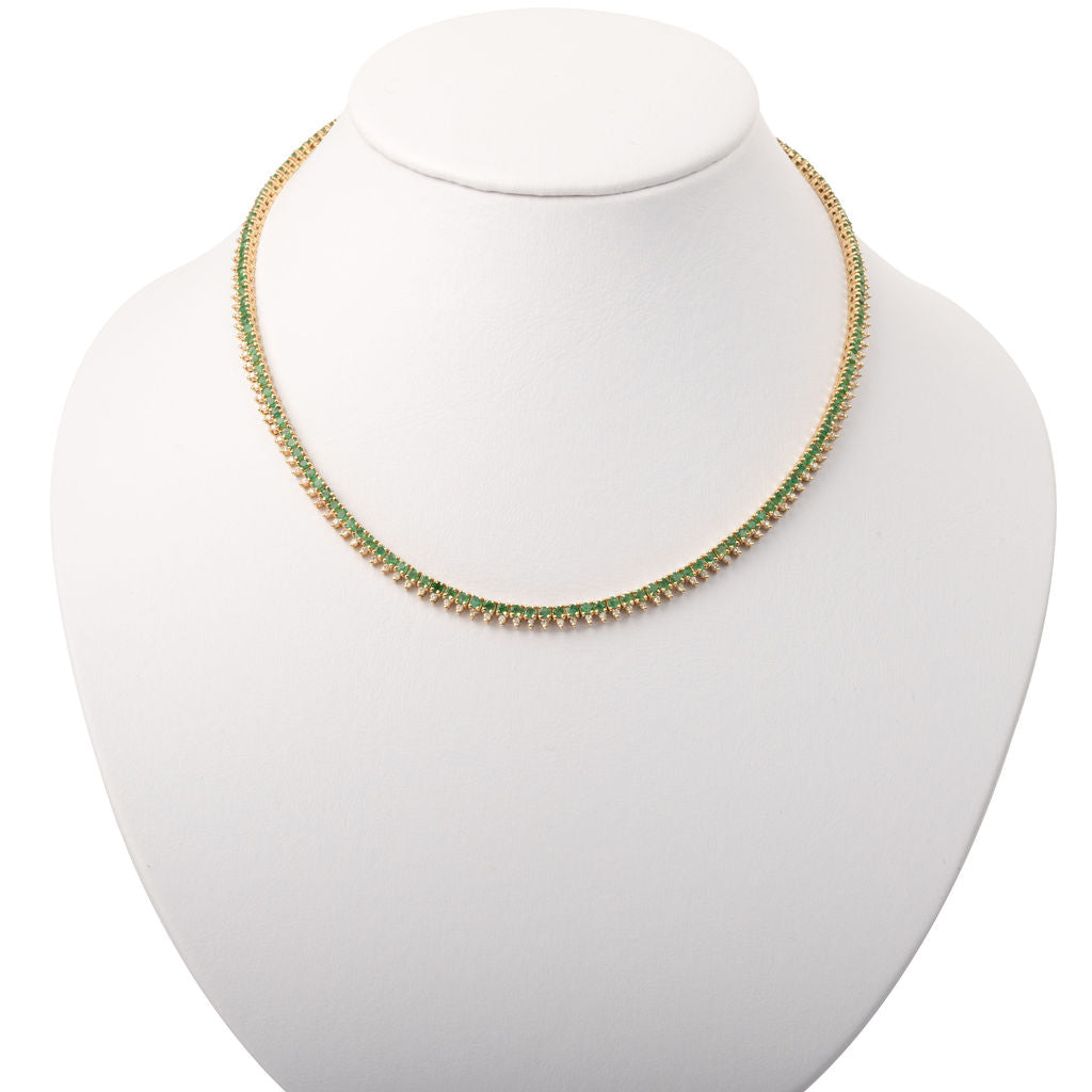 Collar Corona Esmeraldas